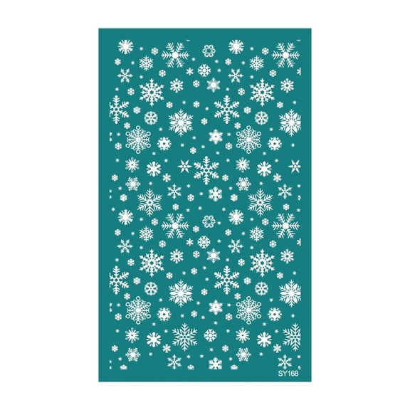 Snowflake Silk Screen Stencils Reusable Christmas Theme Silk Screen Transfers
