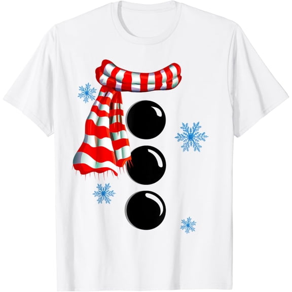 Snowflake Snowman Costumes Family T-Shirt Tshirt All Size S-5XL