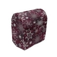 thumbnail image 1 of Snowflake Stand Mixer Cover, Colorful Christmas Pattern with Snowflakes and Ornamental Stars Swirls, Kitchen Appliance Organizer Bag Cover with Pockets, 5 Quarts, Multicolor, by Ambesonne, 1 of 4