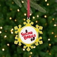 thumbnail image 1 of Northlight 3.5" Silver Plated Snowflake Sugar Babies Candy Logo Christmas Ornament - Yellow/White, 1 of 6