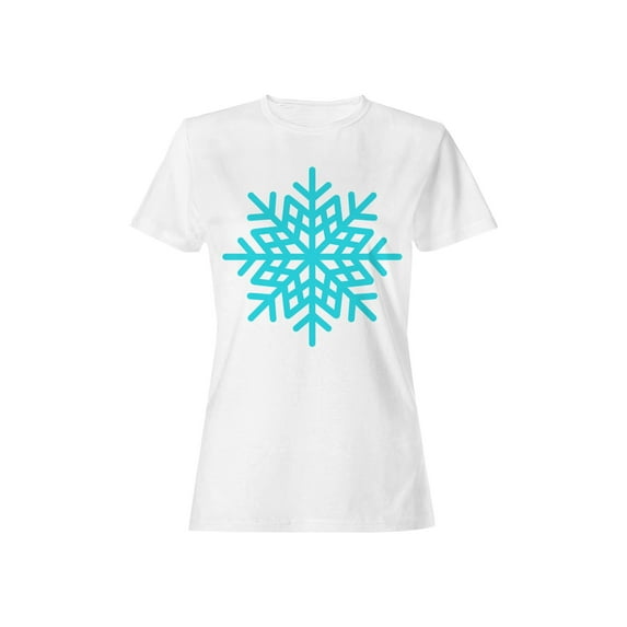 Snowflake T-Shirt Women -SPIdeals Designs, Female XX-Large