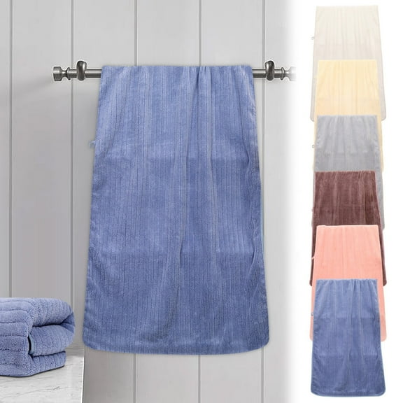 Snowflake Velvet Bath Towel | Ultra Absorbent Non Shedding Hair Towel for Home & Beauty Salon | Plush Quick Dry Bathrobe Towel | Single Pack | Luxurious Soft Material