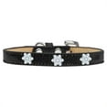thumbnail image 1 of Snowflake Widget Dog Collar, Black Ice Cream - Size 14, 1 of 1