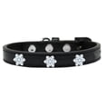 thumbnail image 1 of Snowflake Widget Dog Collar, Black - Size 16, 1 of 1