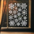 thumbnail image 1 of Snowflake Window Clings for Glass Windows Snow Spray, 1 Sheet Christmas Window Clings Winter Xmas Holiday Window Stickers Decals Decor, Christmas Decorations for Office Home School Shop, 1 of 4