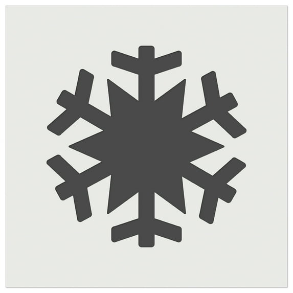 Snowflake Winter DIY Cookie Wall Craft Stencil - 7.0 Inch