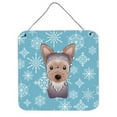 thumbnail image 1 of Snowflake Yorkie Puppy Wall and Door Hanging Prints, 1 of 1