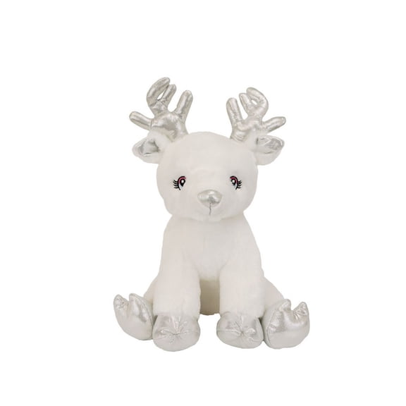 Snowflake the Reindeer 16 inch Plush Winter Holiday Stuffed Deer Animal