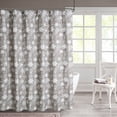 thumbnail image 1 of Snowflakes 13-piece Shower Curtain Set Grey, 1 of 3