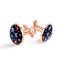thumbnail image 1 of Snowflakes Elegant Stainless Steel Men's Cufflinks for Dress Shirts - Formal Occasions., 1 of 6