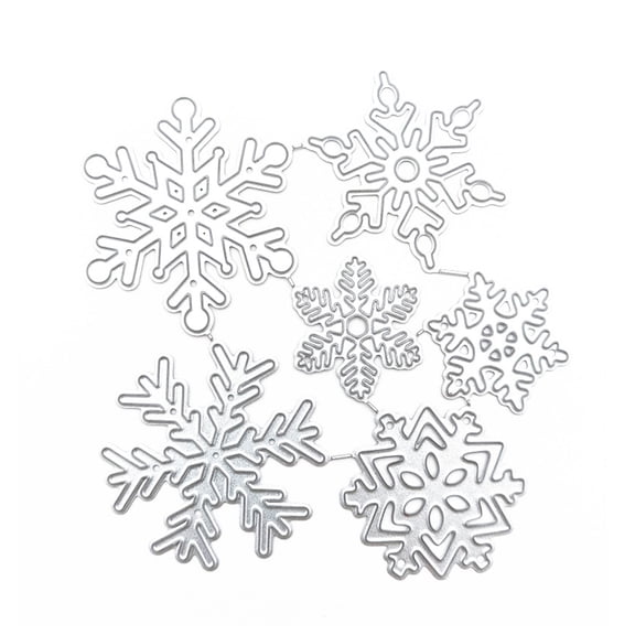 Snowflakes Metal Cutting Dies Stencil DIY Scrapbooking Album Paper Card Template Mold Embossing Craft Decoration
