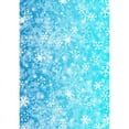thumbnail image 1 of Snowflakes Photography Backdrops Blue Fresh Style Christmas Backgrounds for Photo Studio Vinyl Cloth Computer Printed Photoph, 1 of 6