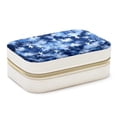 thumbnail image 1 of Snowflakes Velvet Portable Storage Box with Removable Compartment - a Stylish Decorative Box, Bracelet Holder, and Jewelry Stand - Gift, 1 of 7
