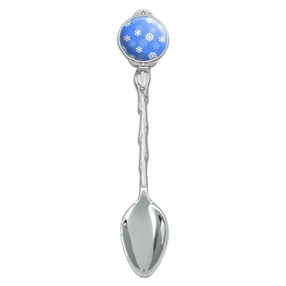 Snowflakes Winter Novelty Collectible Demitasse Tea Coffee Spoon