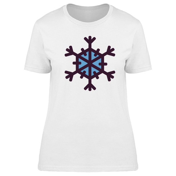 Snowflame Minimal Art Tee Women's -Image by Shutterstock