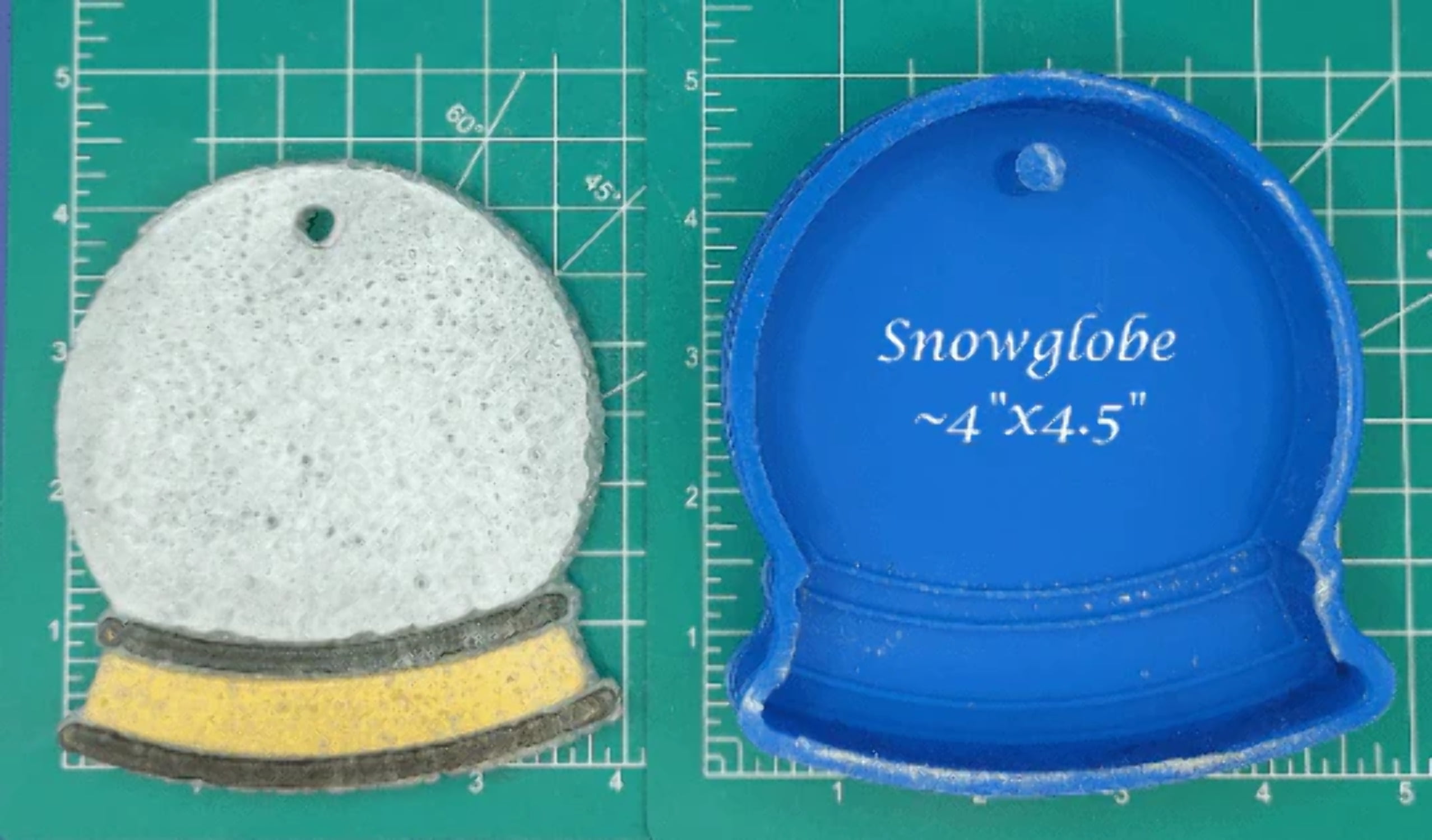 Snowglobe Silicone Freshie Mold