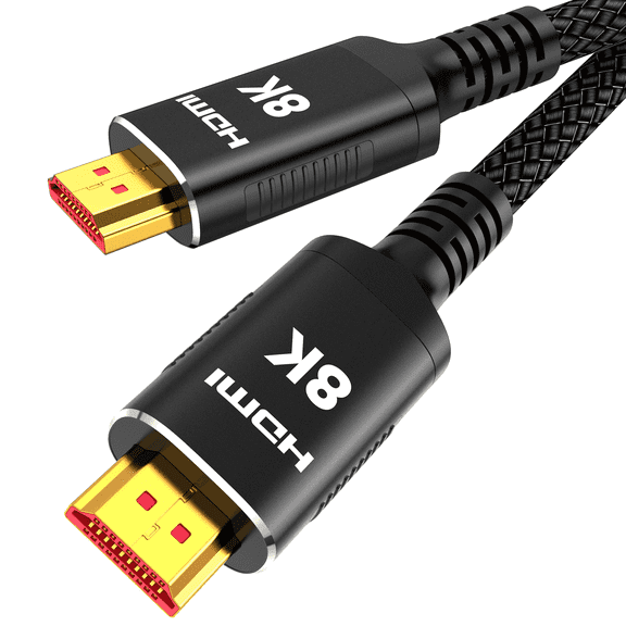 Snowkids 8K HDMI Cable 10ft, Ultra High Speed HDMI 2.1 Cord , 48Gbps, 8K@60Hz, 4K@120Hz Gaming, HDR for PS5, Xbox, TV