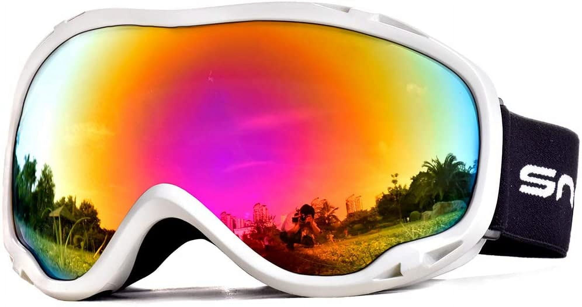 Snowledge Glacier Ski Snow Goggles for Men Women Adult, OTG Snowboard