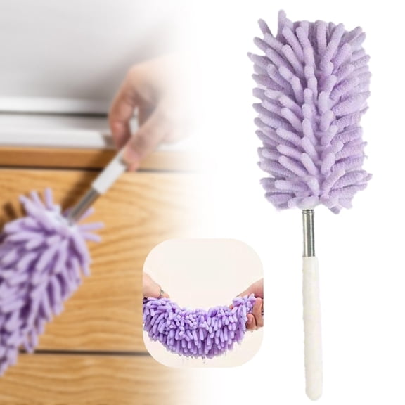 Clearance Dusting Duster under $5 Snowler Extendable Dusting Brush Multi Purpose Cleaning For Home And Car With Detachable And Washable Cloth Head