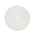 thumbnail image 1 of Snowlflake Christmas Tree Skirt, Large Snowy White Fur Tree Skirt with Snowy Pattern for Christmas Decorations, 1 of 6