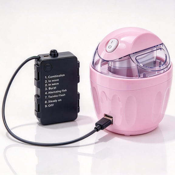 MUYMVO Electric Ice Cream Maker - 4.5QT Freezer Bowl, Homemade icecream maker Machine, Quick Freezing,One-Touch,Easy to Clean for Yogurt, Sorbet, and Gelato