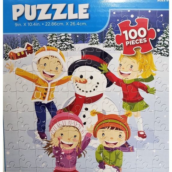 Snowman 100 Piece Puzzle Ages 6 and Up
