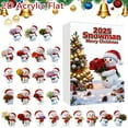 thumbnail image 1 of Snowman Advent Calendar 2025, 24 Days Ornament Advent Calendar for Christmas, Cute Snowman with Flower Advents Calendar for Snowman Lovers Holiday Gift & Home Décor, Christmas Advent Calendars, 1 of 9