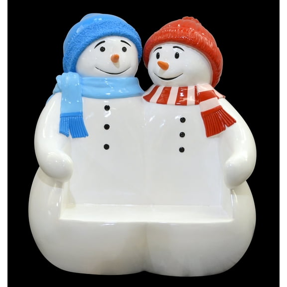 Snowman Bench Large Novelty Christmas Seating