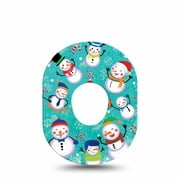 Snowman Celebration Dexcom G7 and Stelo Tape