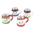 thumbnail image 1 of Snowman Ceramic Mugs, Home Decor, Christmas, 4 Pieces, 1 of 1