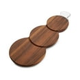 thumbnail image 1 of Snowman Cheese Board w Top Hat Spreader by Nambe, 1 of 3