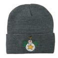 thumbnail image 1 of Snowman Christmas Ornament Embroidered Beanie - Grey OSFM, 1 of 5