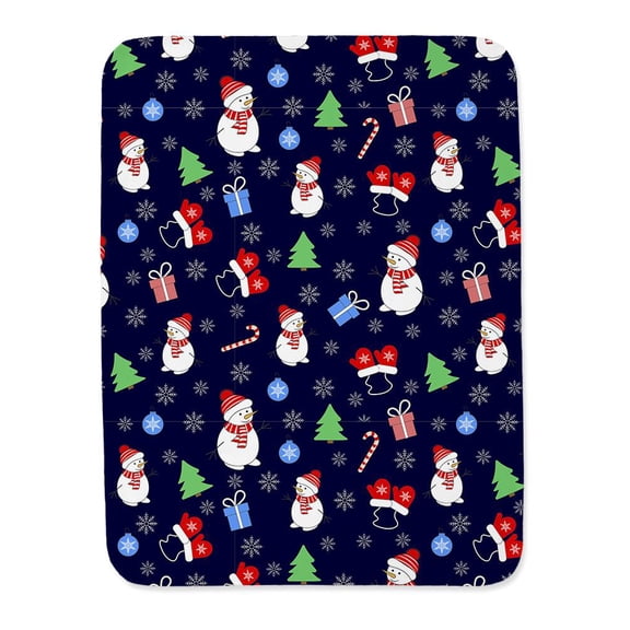 Snowman Christmas Pattern Blanket -Image by Shutterstock,