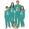 thumbnail image 1 of Snowman Christmas Tree Holiday Pajama Sets, Festive Pajamas, Size NB - Men 6XL, 1 of 7