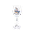 thumbnail image 1 of Snowman Christmas Wine Glass 12oz, Vivid 2D Print Holiday Stemware, Festive Xmas Party Table Decor & Hostess Gift for Wine Lovers & Family & Friends, 1 of 4
