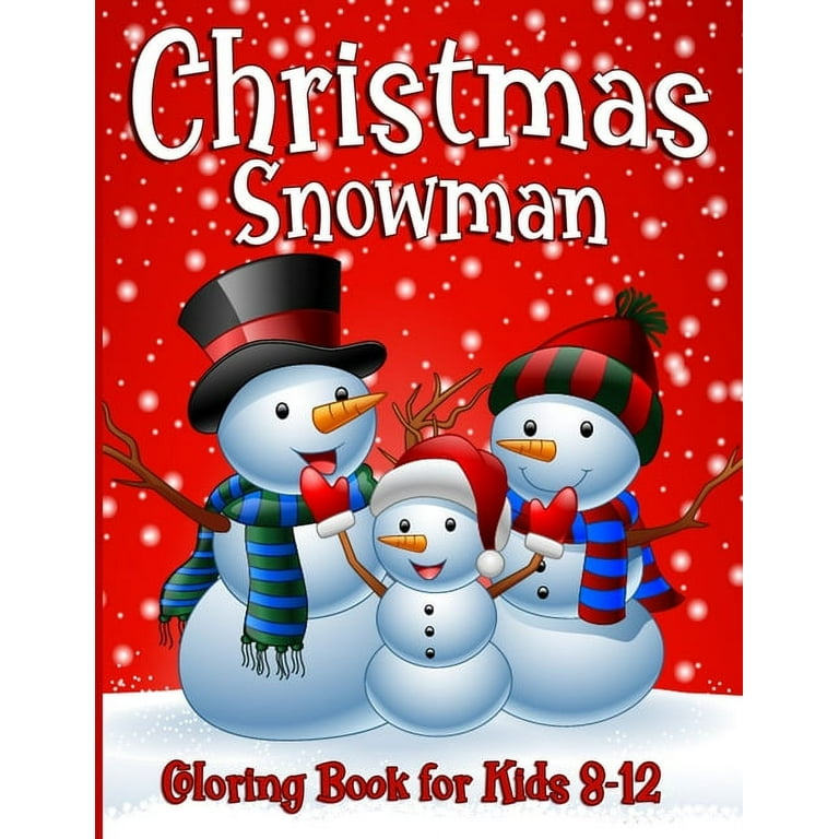 Coloring Books For Kids Ages 8-12: Cute Christmas Coloring pages