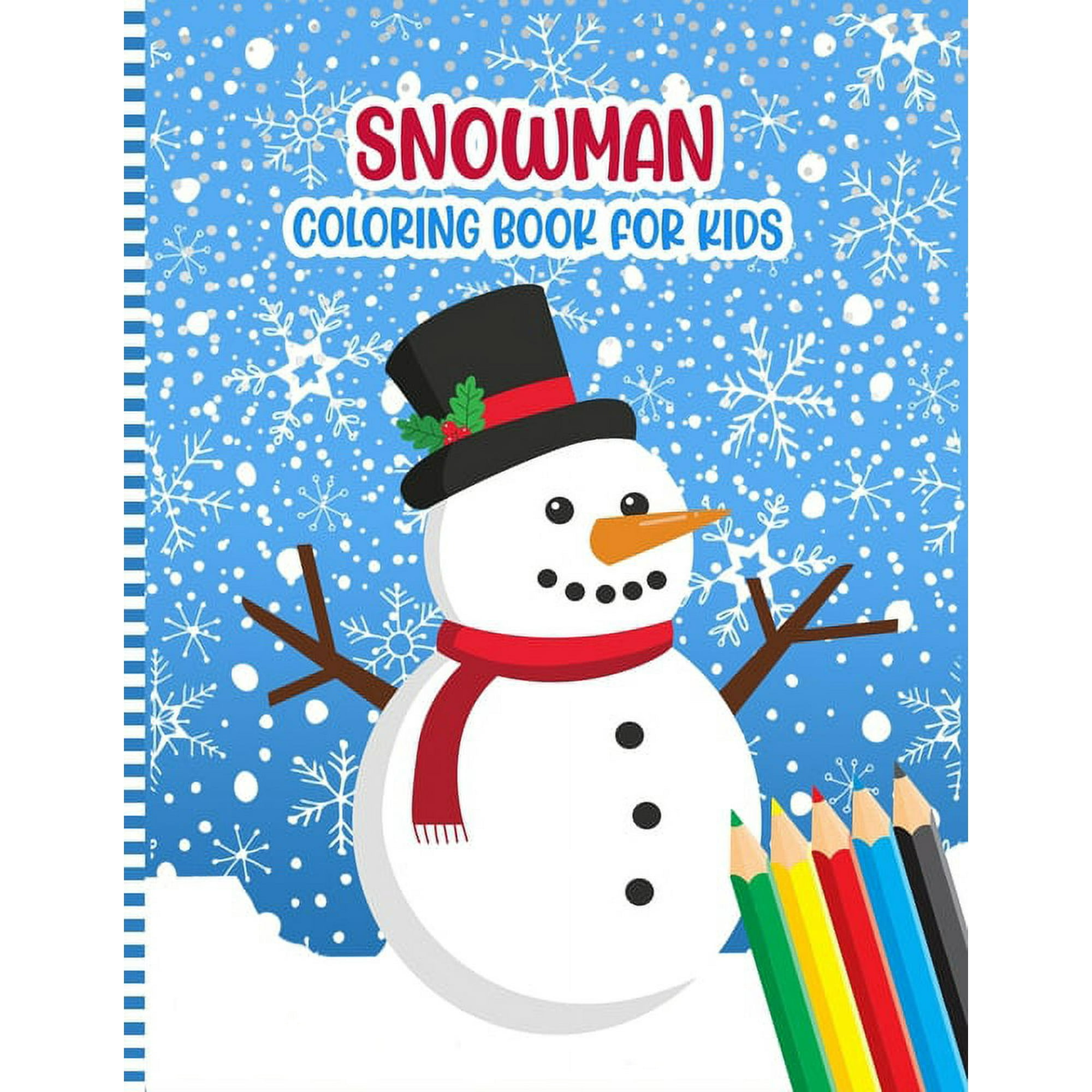 Christmas Coloring Snowman
