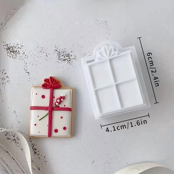 Snowman Cookie Cutters - Food-Safe Plastic Molds for Holiday Baking, Fondant, and Cookie Decorating