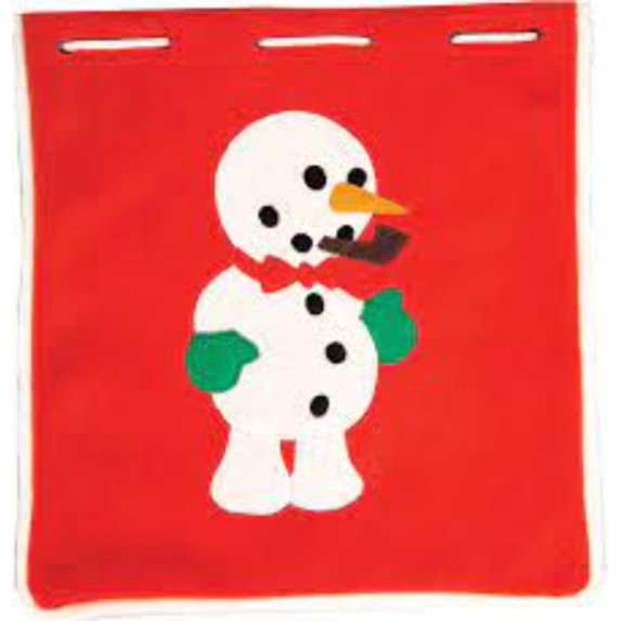 Snowman Classic Accessory Decorating Kit Gloves Pipe Nose Bowtie EVA Pieces