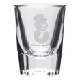 thumbnail image 1 of Snowman Deep Etched Crystal Shot Glass, 1 of 1