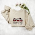 thumbnail image 1 of Snowman Drink Drank Drunk Christmas Embroidered Sweatshirt, 1 of 3