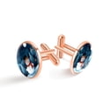 thumbnail image 1 of Snowman Elegant Stainless Steel Cufflinks Set for Formal Attire and Business Shirts, 1 of 1