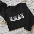 thumbnail image 1 of Snowman Embroidered Christmas Sweatshirt, Disneyworld Family Shirts, Snowman Winter Embroidery Shirts, Christmas Gifts, 1 of 4