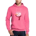 thumbnail image 1 of Snowman Face - Men's Word Art Hooded Sweatshirt, 1 of 3