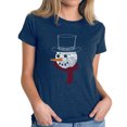 thumbnail image 1 of Snowman Face - Women's Premium Blend Word Art T-Shirt, 1 of 2