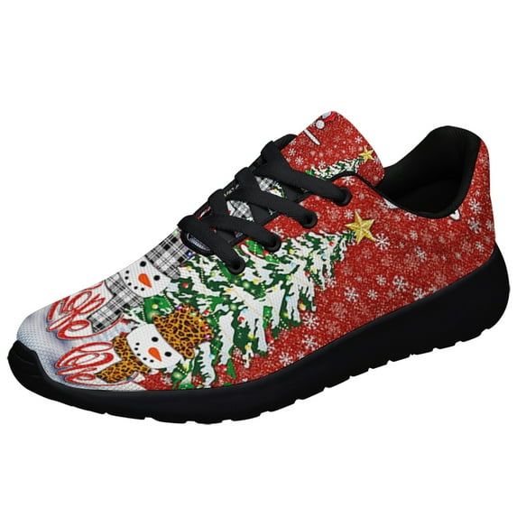 Snowman Faith Hope Love Shoes Sneakers for Women Men Black Size 8