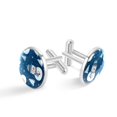 thumbnail image 1 of Snowman Formal Attire Essential: Stainless Steel Men's Cufflinks Set for Suits and Dress Shirts, 1 of 6