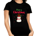 thumbnail image 1 of Snowman Funny Plus Size Christmas Shirts for Women Plus Size Cute Womens Christmas Pajamas Christmas Shirt, 1 of 9