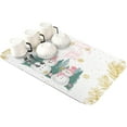 thumbnail image 1 of Snowman Gold Dish Drying Mat for Kitchen Counter, Super Absorbent Quick Dry Coffee Bar Mat Pad Thin Diatomaceous Sink Mat Non Slip Dish Drainer Mat 23.5x15.5 Christmas Snowflake Forest Xmas Tree, 1 of 6