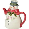 Snowman Greetings 3D Teapot